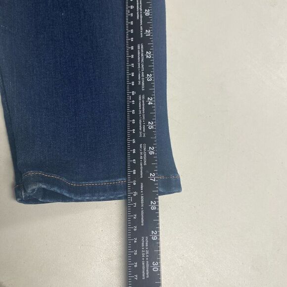 LANE BRYANT Women’s Dark Wash Blue High Rise Jeggings Size 20 Inseam 27.5 - Picture 3 of 9